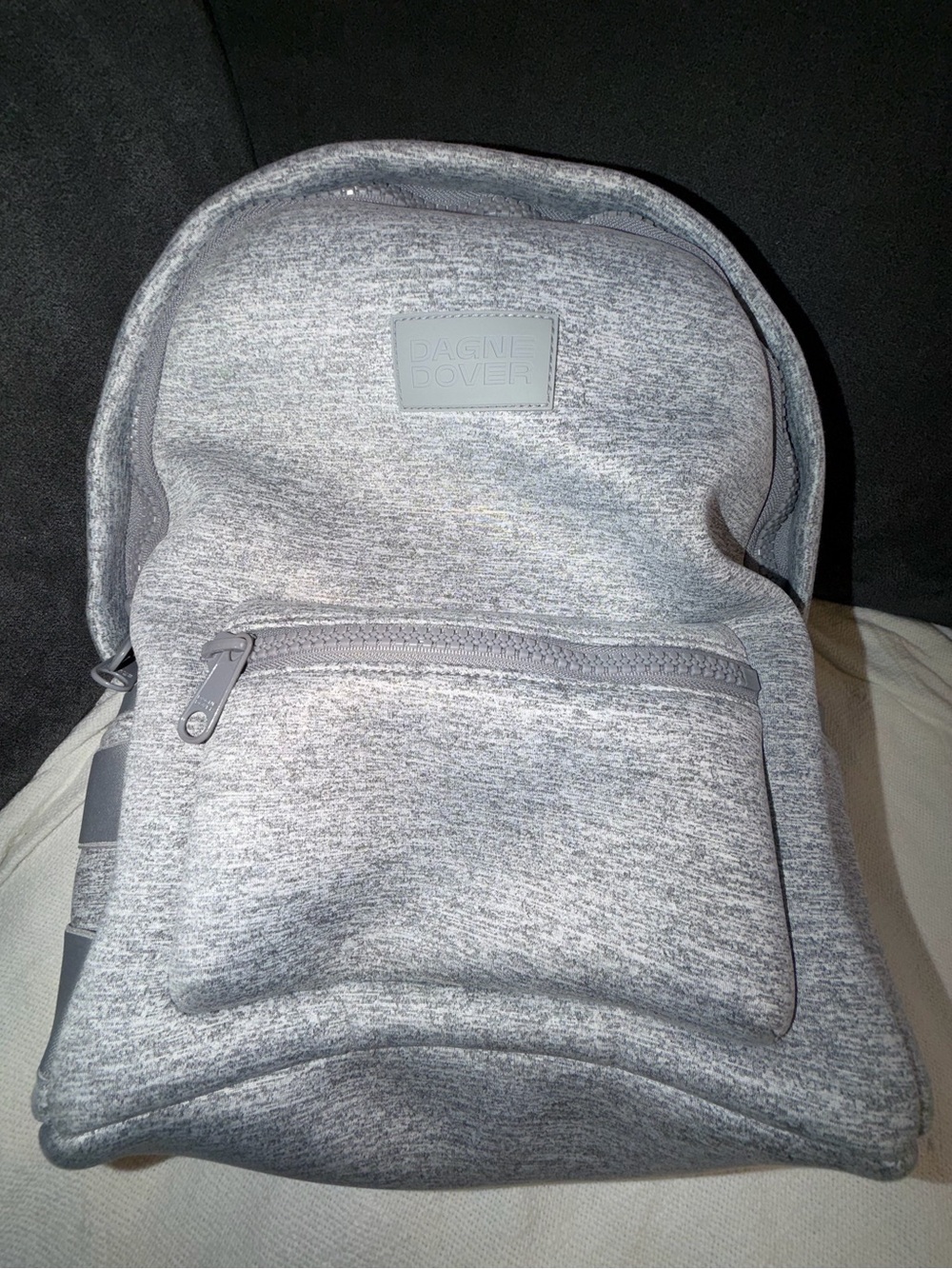 Dagne Dover Light Grey Heather Compact Backpack